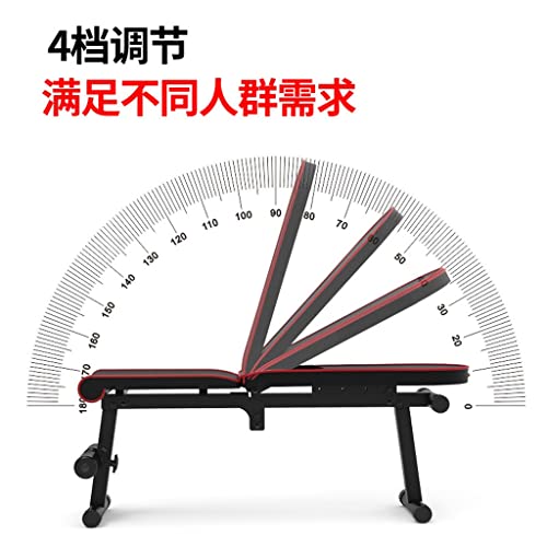 QWVDS Multifunctionele Verstelbare Rugleuning Home Barbell Gewichtheffen Bed Halter Kruk - Image 5