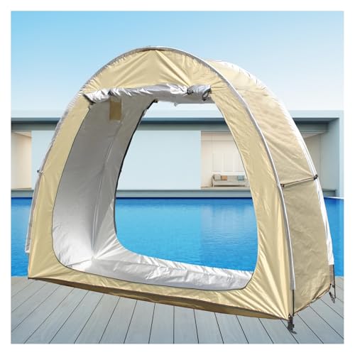 Fxiaobin 2 PCS Box Biciclette può Essere Giuntato Box Biciclette con Tessuto Oxford 210D PU4000 Impermeabile Box Biciclette Capannone per Esterno,Yellow