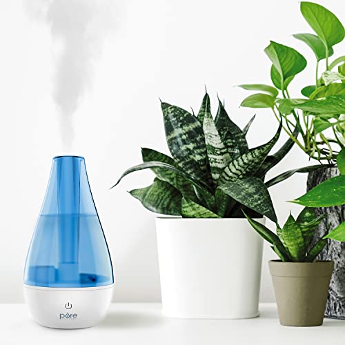 Pure Enrichment Mistaire Studio Ultrasonic Cool Mist Humidifier - Compact Overnight Operation For Small Rooms, 2 Mist Settings, Optional Night Light, & Auto Shut-Off - For Offices, Nurseries, & Plants #TOP3
