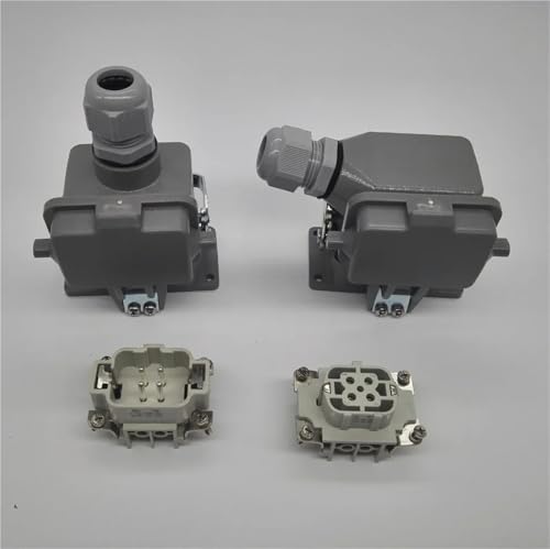 Conector de alta resistencia ACJ3-16/4 conector rectangular HDC-HE-004 de 4 pines 2