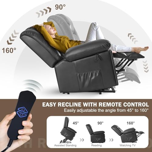 Sillón eléctrico reclinable con calor y masaje miniatura 5