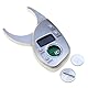 NUOBESTY Digital LCD Körperfettzange Körperfettmessgerät Körperfettanalyse Körperfett Caliper Fettmesszange Körperfettanteil Messen Körperfettmesser für Damen Herren