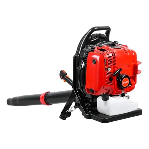Powerful 75.6CC Gas Backpack Leaf Blower