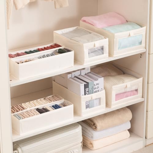 Image of HOKIPO Innerwear Organizer for Socks & Underwear Small, Narrow Tray, 2 Pc