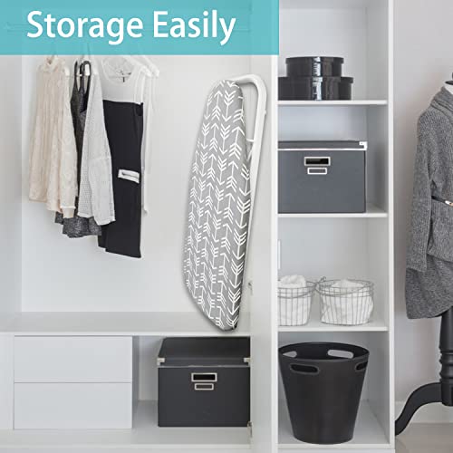 Rblofo Tabletop Ironing Board With Folding Legs, Portable Small Ironing Board With Extra Thick Heavy Duty Cotton Padding Cover, Space Saving Mini Ironing Board For Dorms, Laundry And Craft Room #TOP6