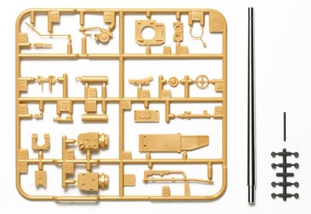 Canon métal Jagdpanzer IV/70V Lang Tamiya 12660 sans ligne de moulage