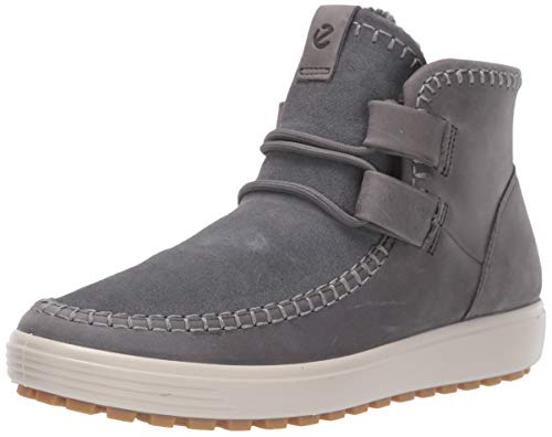 ECCO Women's Women's Soft 7 Tred Ankle Chukka Boot, Titanium, 39 M EU
