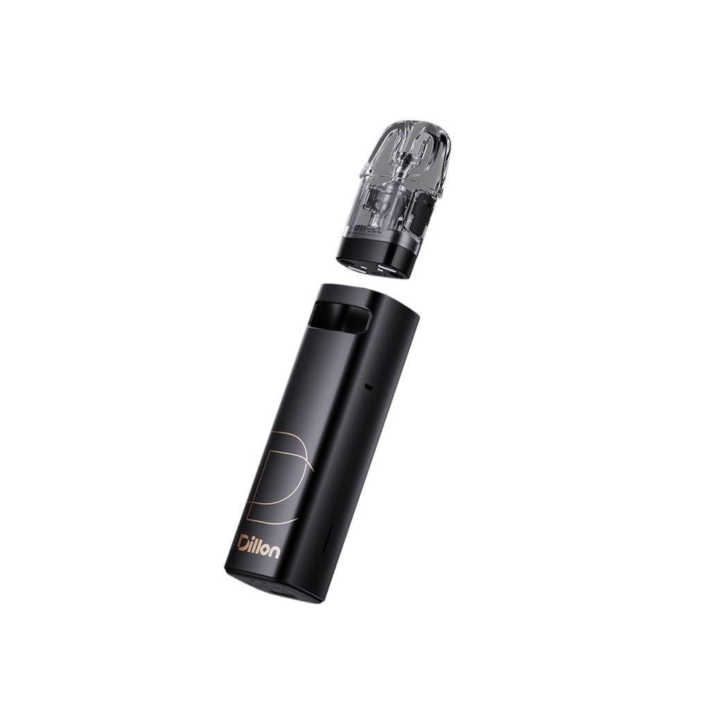 Uwell Dillon EM Vaping Kit, Sleek, Compact and Reliable Vaping Experience for Ultimate Satisfation, 2mL Capacity, E Cigarette, E Cig, Starter Kit, No Nicotine (Luxury Black Gold)