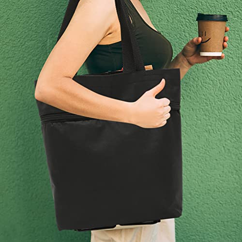 Cabilock Faltbare Einkaufstasche Faltbare Einkaufstrolley-Taschen Faltbare Einkaufstasche mit Rollen Einkaufswagen… – Bild 6