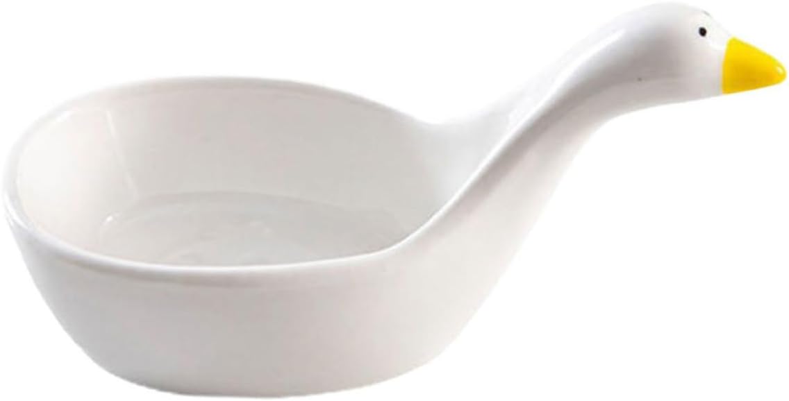 Ceramic Dip Dish Cute Seasoning Plate for Sauce Vinegar and Condiments for Home Parties and Outdoor Gatherings Dishwasher Safe