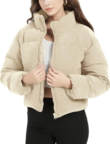 eaphi CORDUROY PUFFY JACKET　ivory 　Short cn54058787.jpg