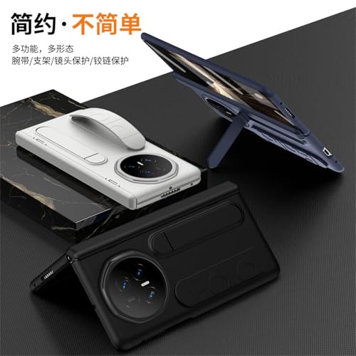 Coque de protection Honor Magic V5 design blanc premium avec support rigide
