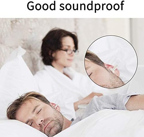8Pcs Soft Foam Ear Plugs,Silicon Ear Plug,Use for Sleeping Noise Cancelling,Swimming,Traving,White