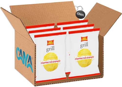 San Carlo Grill Patatine Croccanti Senza Glutine (Gluten Free) Maxi Busta 150g [CAIYA® BOX da 6 Confezioni]