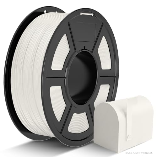 JAYO ASA Filament 1.75mm White 1KG UV & Weather Resistant 3D Printer Filament Perfect for Outdoor Functional Parts Dimensional Accuracy +/- 0.02mm 1kg Spool (2.2lbs)