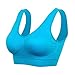 Produktbild Boolavard ® Sport-BH Sport und Wohlfühl BH Bra Komfort-BH nahtlos in Farbe Weiß und Schwarz und Beige (XL: 106-111cm (85B-90B), Türkis)