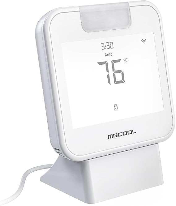 MRCOOL Smart WiFi Thermostat for Mini Split, Programmable Wall Control with Alexa and Google Assistant, 24V Heating and Cooling System