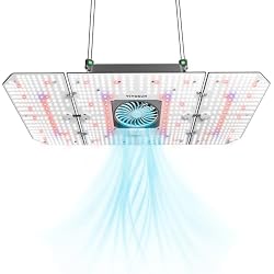 VIVOSUN AeroLight 240W LED Grow Light, Full Spectrum Plant Light with Fan | 2x4ft Optimal Coverage,Active Circulation Fan,Tunable Full Spectrum,Smart App Control,GrowHub Compatible