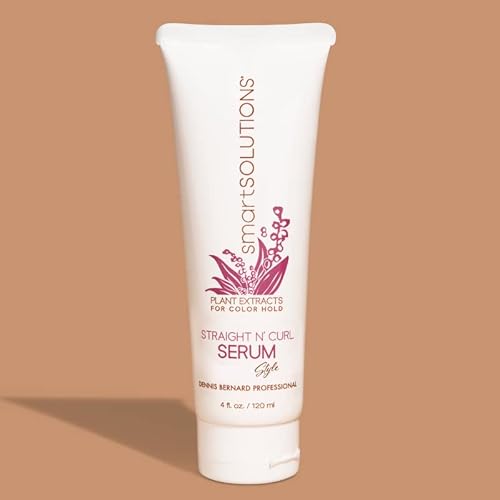 Smartsolutions Straight N' Curl Serum 4 Oz, | Smooths & Straightens | Curves & Curls | Paraben-Free | Plant-Based #TOP2