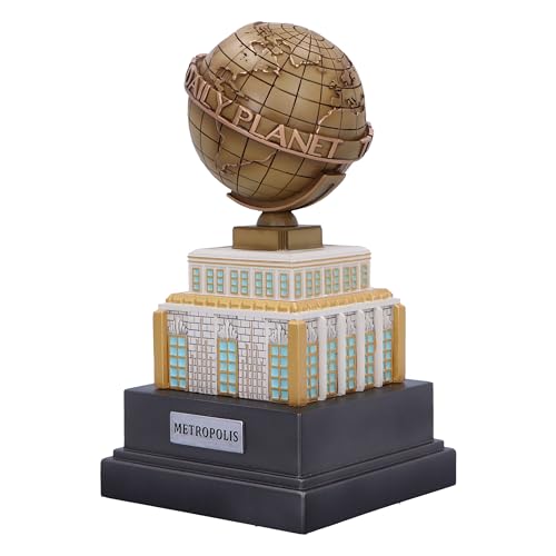 Nemesis Now DC The Daily Planet Ornament 22cm, Resin, Officially Licensed DC Merchandise, Superman The Daily Planet Tower, Superman Comics Home Decor, Cast in the Finest Resin, Expertly Hand-Painted