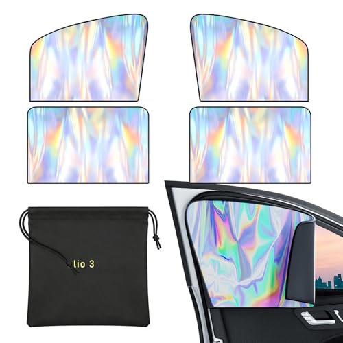 Side Window Sun Shade,Sun Blocker for Car Windows Only Compatible with Renault Clio 3 2005-2014 UV Protection & Privacy Window Cover Car Window Shade Set of 4