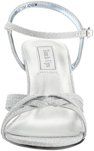 Touch Ups womens Buffy Wedge Sandal, Silver, 7.5 US | Image 1