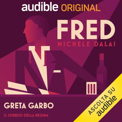 Diseño de la portada del título Greta Garbo - Il sorriso della Regina