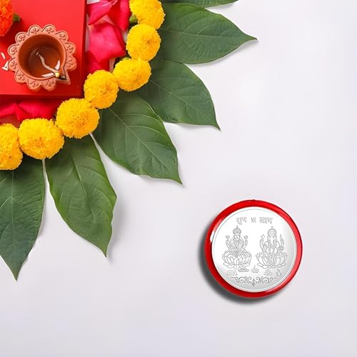 Image of Periapt Multicolor Rakhi Combo with Pooja Thali /Tilak Set, Greeting card, Pooja Coin (Rakhi23 VAR68)