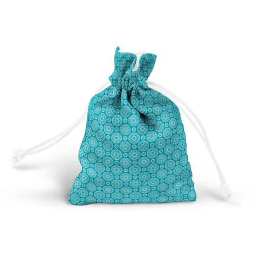 Image of ArtzFolio Blue Blue | Pouch Wrist Potli Bag | Bag for Weddings & Casual Parties