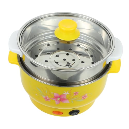 Cabilock Pentola Vapore in Acciaio Resistente Pentola Multifunzione Elettrica Di Cottura Vaporiera Per Casa Cucina Ufficio