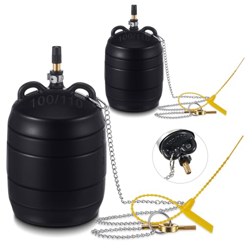 Nuanchu 2 Pcs 4" Inflatable Pipe Ball Toilet Shower Plug Pressure Test