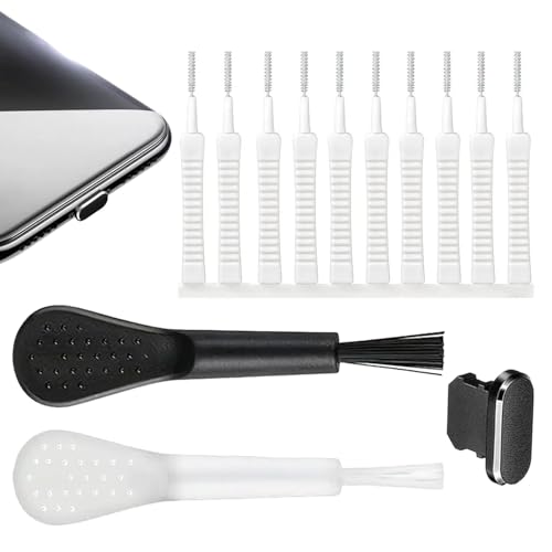 Kit De Limpieza Portátil - Kit De Limpieza para Teléfono De 13 Piezas | brocha De Limpiedad De Puerto Carga Teléfono | brocha De Limpiador Reutilizable | Limpiador De Altavoces para Teléfono