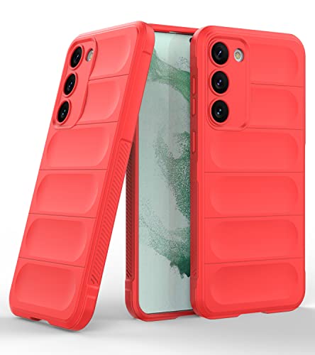 Image of Amazon Brand - Solimo Back Case Cover for Samsung Galaxy S23 Plus 5G | Compatible for Samsung Galaxy S23 Plus 5G Back Case Cover | Liquid Silicon Magic Case for Samsung Galaxy S23 Plus 5G | Red