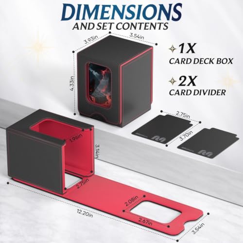Mlikero Commander Deck Box, Card Deck Box, Commander Display — view 6