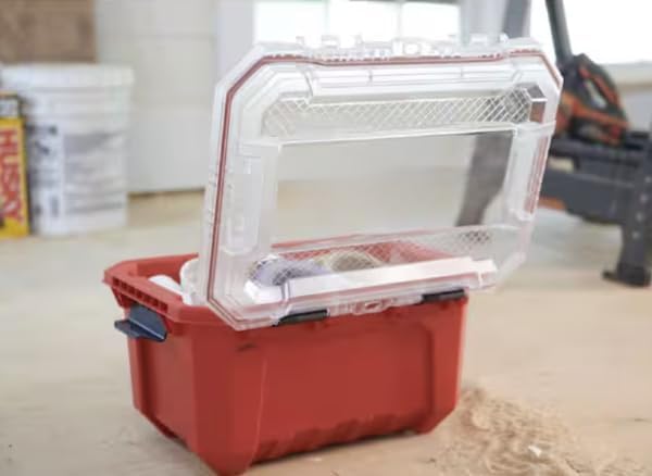 5-Gallon Heavy-Duty Waterproof Stackable Plastic Storage Container CP84479