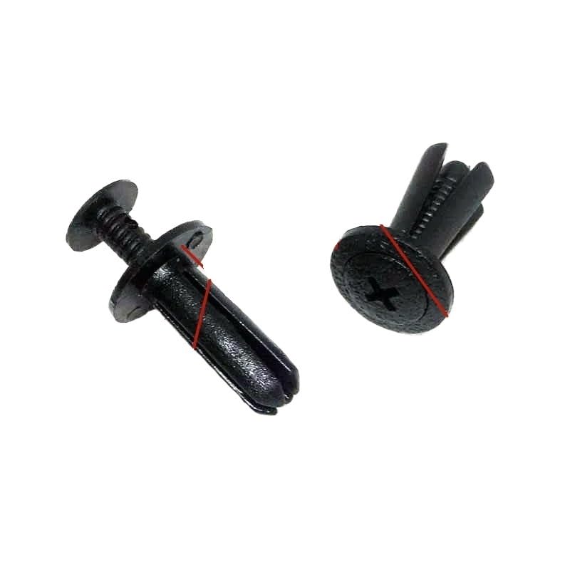 Amazon.co.jp: 20個 6mm 長さ延長 車用プラスチックファスナー
