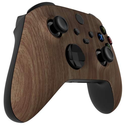 MODDEDZONE Wireless Controller for Microsoft Xbox Series X/S & Xbox One - Custom Soft Touch Feel - Custom Xbox Series X/S Controller (Soft Touch Wooden Grain)