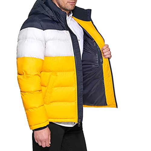Image of Tommy Hilfiger Men's Down Alternative Hooded Puffer Jacket (Standard and Big & Tall)