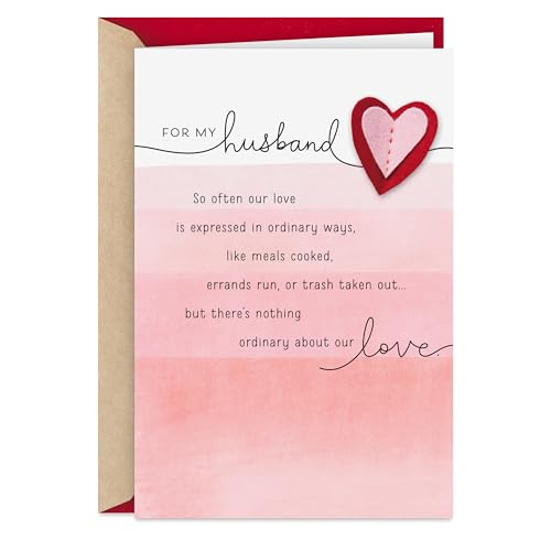 Hallmark Valentines Day Card for Husband (Nothing Ordinary About Our Love)