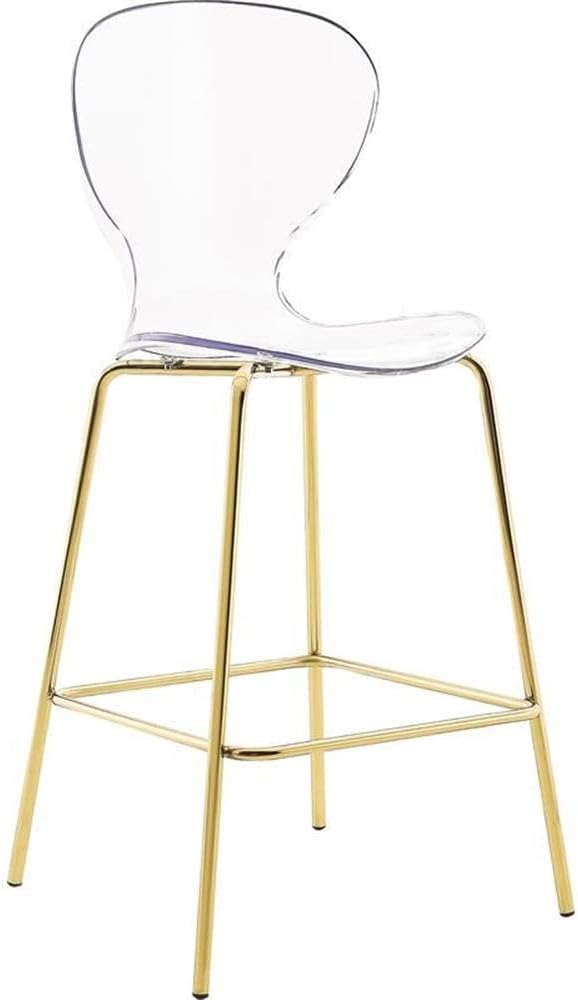 Clarion Collection 767-C Contemporary Counter Stool | Custom Gold Metal Legs