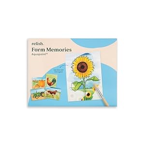 Relish Aquapaint ‘Farm Memories’, verpakking van 5 stuks, kunstactiviteit, waterschilderen, herbruikbaar, voor Alzheimer/dementie