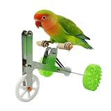 Generisch Jouets pour perroquets - Tour de table de vélo - Jouet pour enrichir les oiseaux - Perroquets gris africains, cacadus, conures