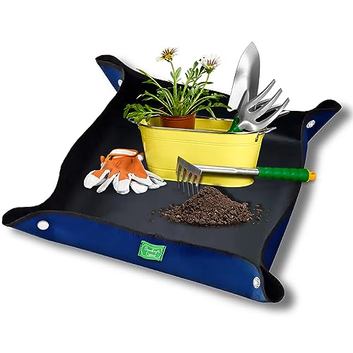 Bombay Greens Gardening Repotting Mat for Plants | Sturdy Handmade Foldable Mat | Plant Transplanting Mat | Unique Garden Tools Useful for Seedling Tray, Succulents, Bonsai and House Plants Bombay Greens Gardening Repotting Mat for Plants | Sturdy Handmade Foldable Mat | Plant Transplanting Mat | Unique Garden Tools Useful for Seedling Tray, Succulents, Bonsai and House Plants