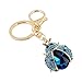 Skyeye 1 porte-clés en forme de coccinelle Seven Pot - En métal - Pour voiture - Pendentif pour sac à dos - Bleu