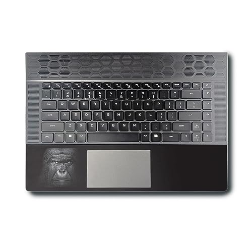 Image of MightySkins Skin Compatible with Alienware X16 R1 (2023) Full Wrap Kit - Mono Gorilla | Protective, Durable, and Unique Vinyl Decal wrap Cover | Easy to Apply & Change Styles | Made in The USA
