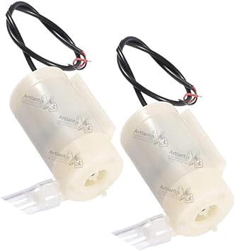 Mini Su Pompası 2 Adet Mikro Dalgıç Pompa Solonoid Su Pompası DC 3-5 Volt Küçük Akvaryum Motoru 100l/h