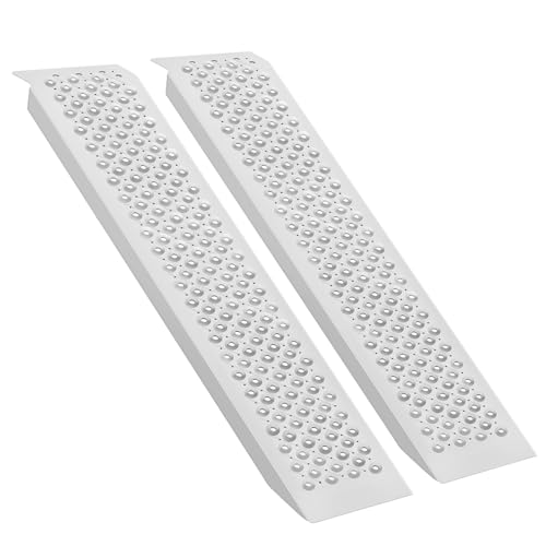 Rampas de aluminio resistentes 2 unidades 57"x9", capacidad 880 lbs