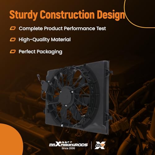 Image of maXpeedingrods Cooling Fans Assembly for Kia Optima 2016 2017 2018 2019 2020, 25380D5200 25380D5210 621572