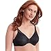Bali Women's Passion for Comfort Minimizer Underwire Bra DF3385, Black Lace, 40G