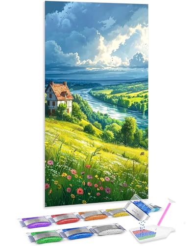 Cuadro en punto de cruz diamante Jumpdot 5D para decorar paredes vacías